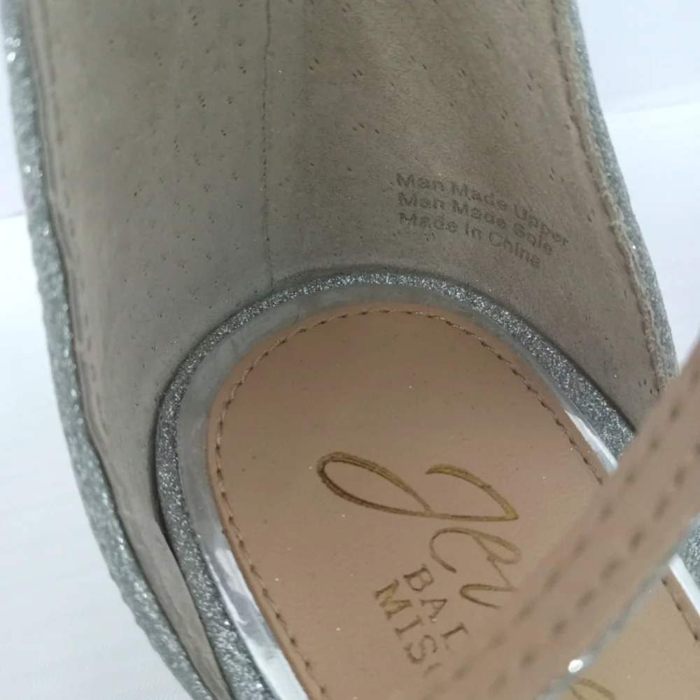 JEWEL BADGLEY MISCHKA Giona Silver Sandal Women's Size 8.5